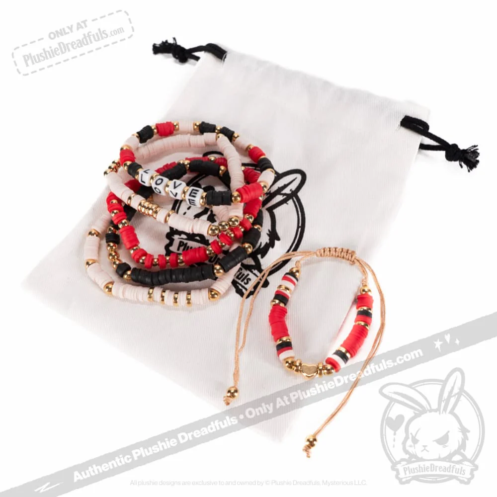 Plushie Dreadfuls - Love Rabbit Stacking Friendship Bracelet - Image 2