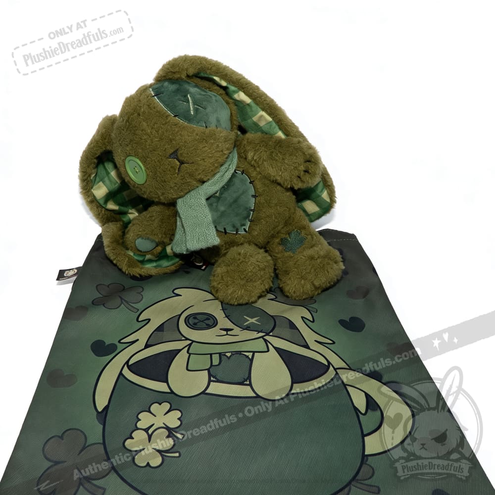 Plushie Dreadfuls - Lucky Green Plaid Love Rabbit - Plush Stuffed Animal - Image 16