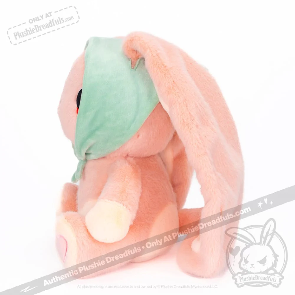 Plushie Dreadfuls - Peach Rabbit - Plush Stuffed Animal - Image 4