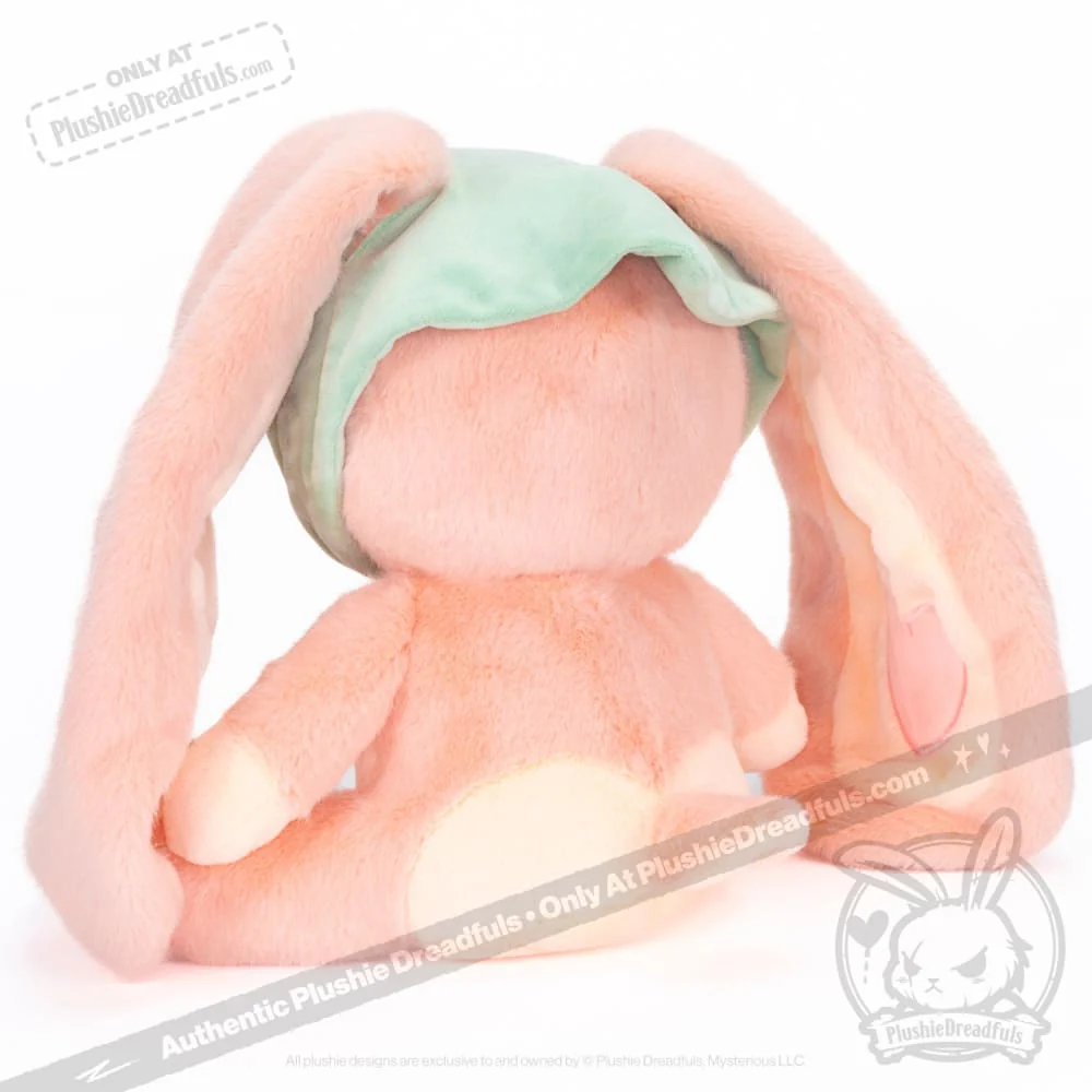 Plushie Dreadfuls - Peach Rabbit - Plush Stuffed Animal - Image 6
