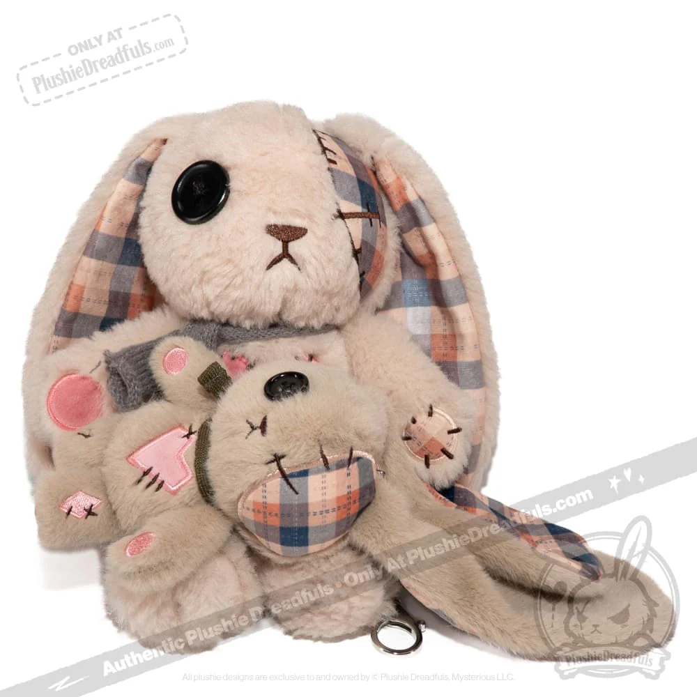 Plushie Dreadfuls - Plaid Love Rabbit Plush Keychain Accessory - Image 14