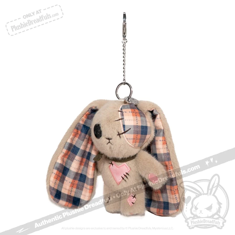 Plushie Dreadfuls - Plaid Love Rabbit Plush Keychain Accessory - Image 8
