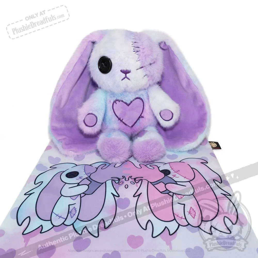 Plushie Dreadfuls - Purple Ice Love Rabbit - Plush Stuffed Animal - Image 2