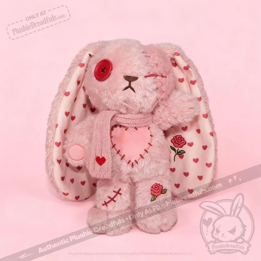 Plushie Dreadfuls - Rose Love Rabbit - Plush Stuffed Animal - Image 14