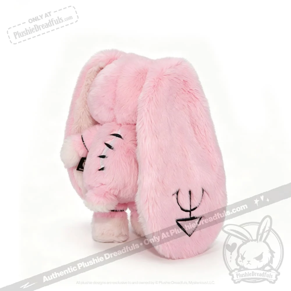 Plushie Dreadfuls - Scoliosis Rabbit Pink Limited Edition - Plush Stuffed Animal - Image 11