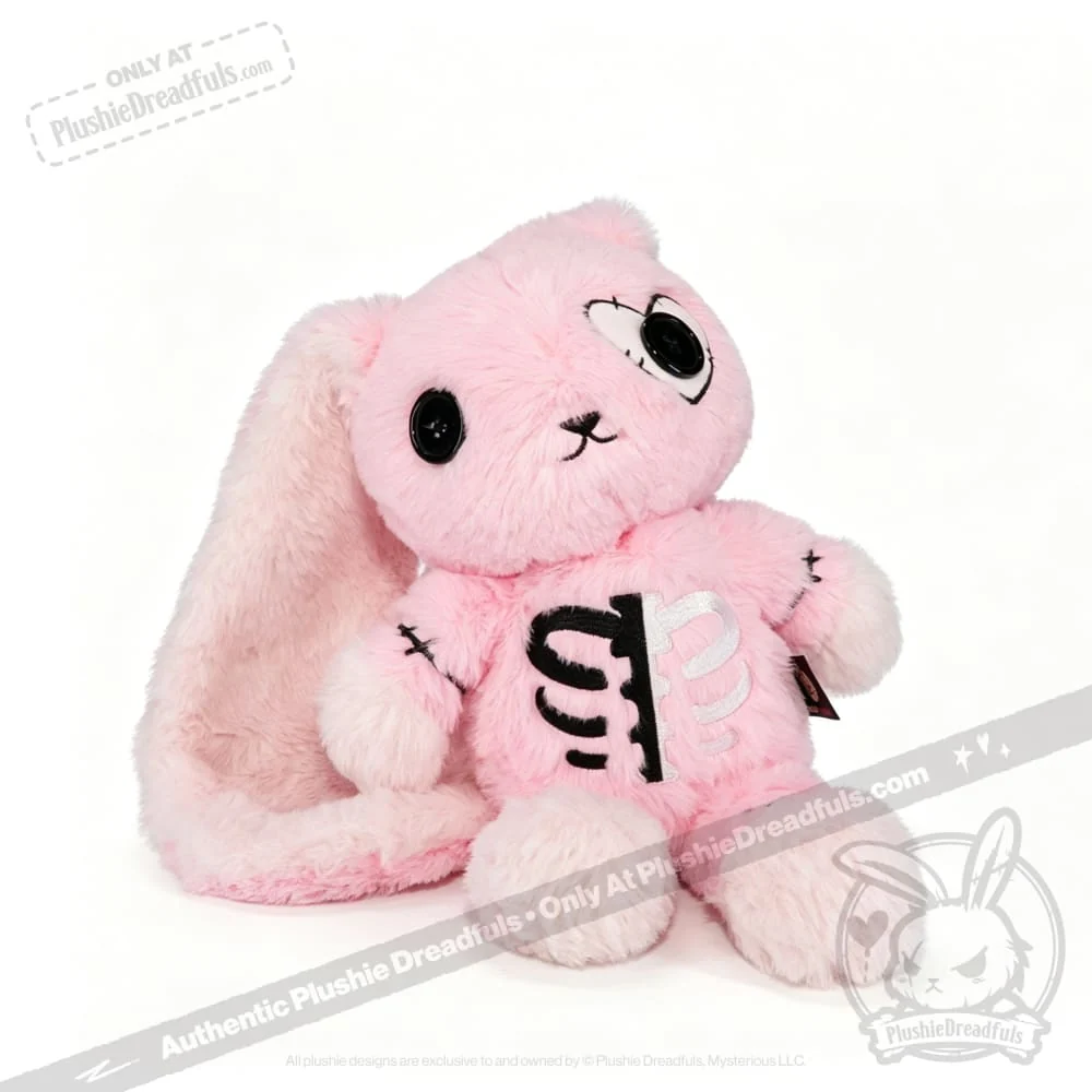 Plushie Dreadfuls - Scoliosis Rabbit Pink Limited Edition - Plush Stuffed Animal - Image 16