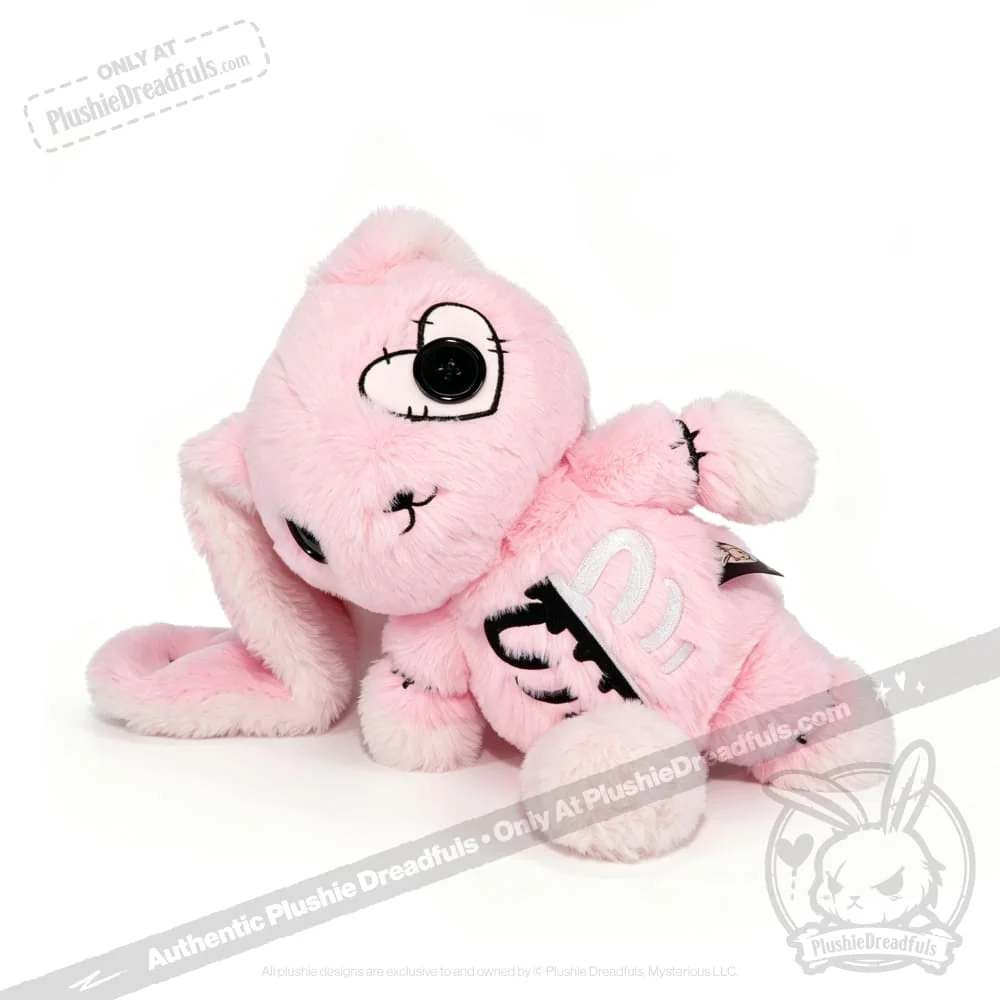 Plushie Dreadfuls - Scoliosis Rabbit Pink Limited Edition - Plush Stuffed Animal - Image 17