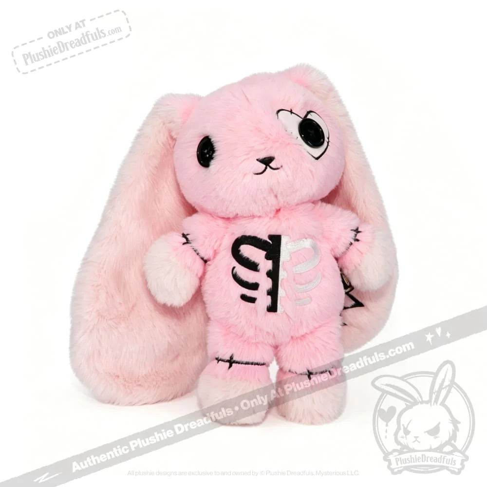 Plushie Dreadfuls - Scoliosis Rabbit Pink Limited Edition - Plush Stuffed Animal - Image 21
