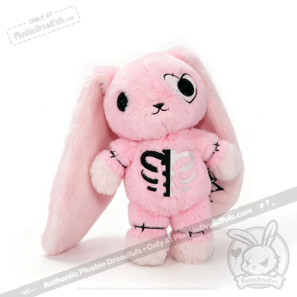 Plushie Dreadfuls - Scoliosis Rabbit Pink Limited Edition - Plush Stuffed Animal - Image 22