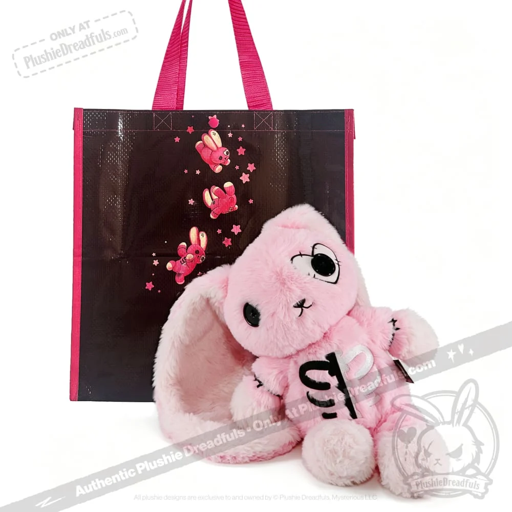Plushie Dreadfuls - Scoliosis Rabbit Pink Limited Edition - Plush Stuffed Animal - Image 5