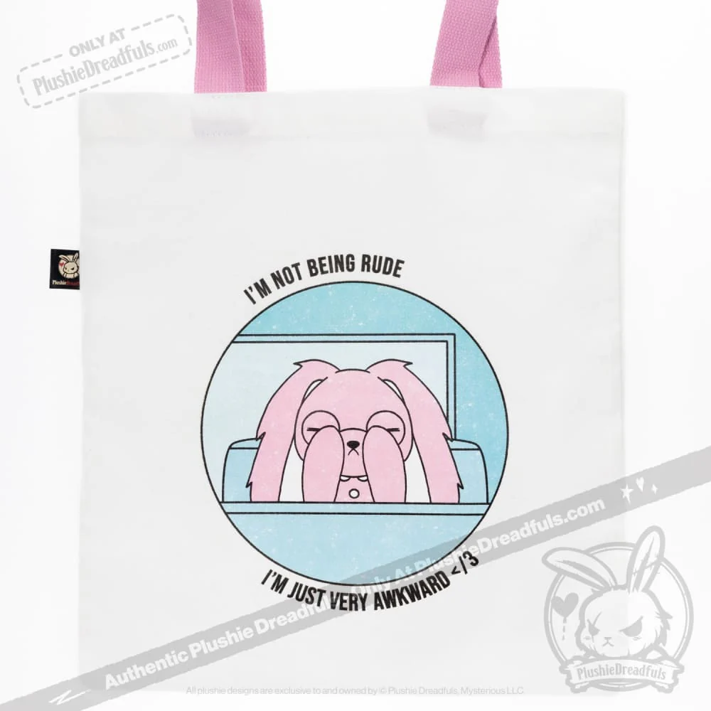 Plushie Dreadfuls - Shy Rabbit Pink Edition - Plush Stuffed Animal - Image 7