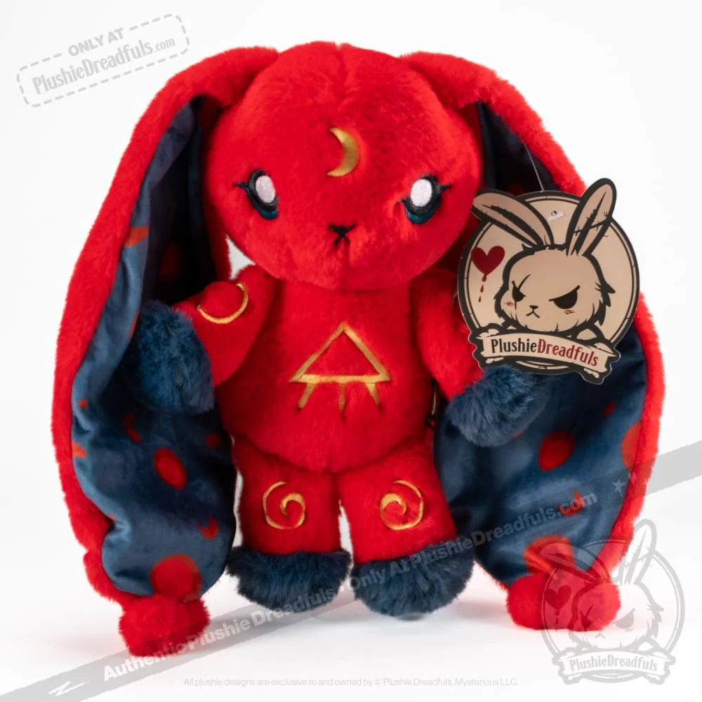 Plushie Dreadfuls - Sickle Cell Anemia Rabbit - Plush Stuffed Animal - Image 2