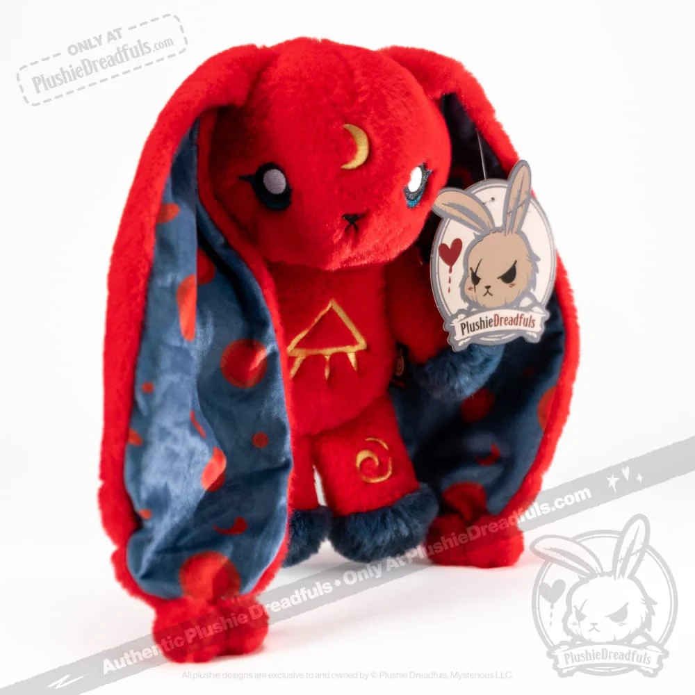 Plushie Dreadfuls - Sickle Cell Anemia Rabbit - Plush Stuffed Animal - Image 4