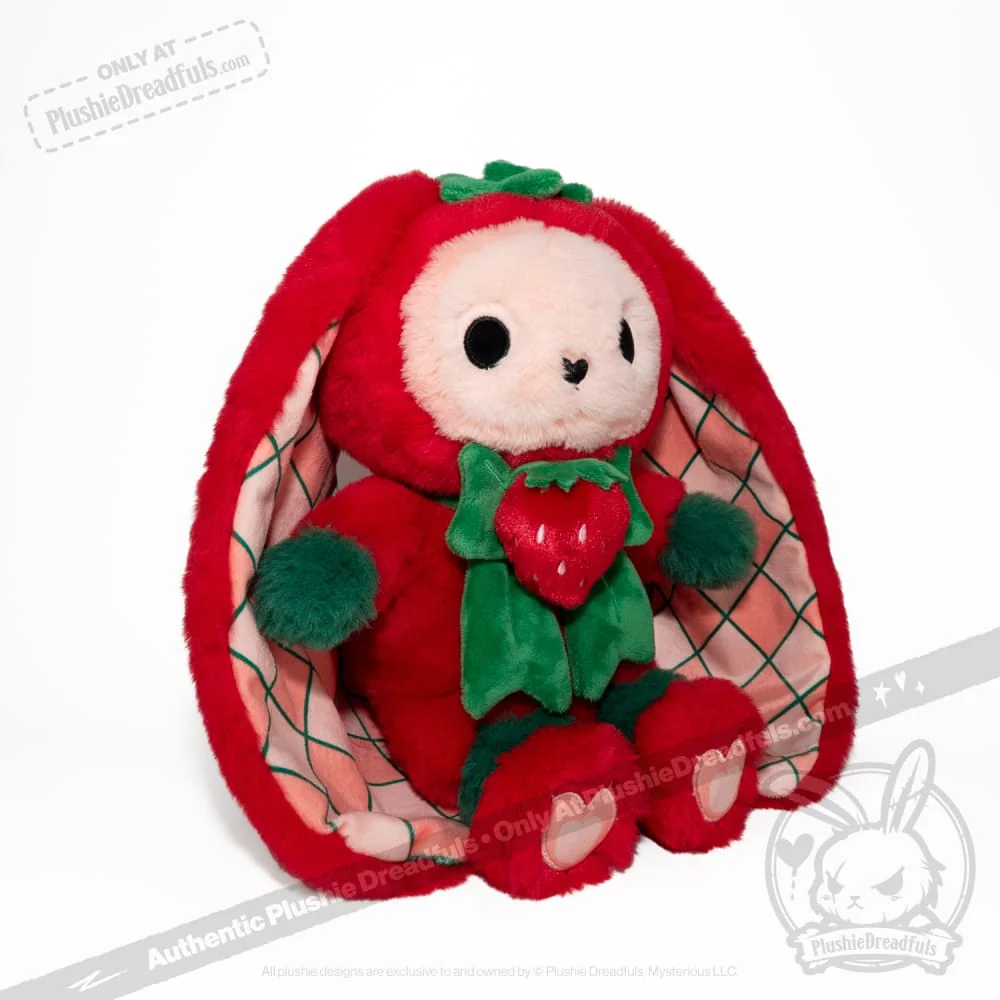Plushie Dreadfuls -  Strawbunny Rabbit - Plush Stuffed Animal - Image 26