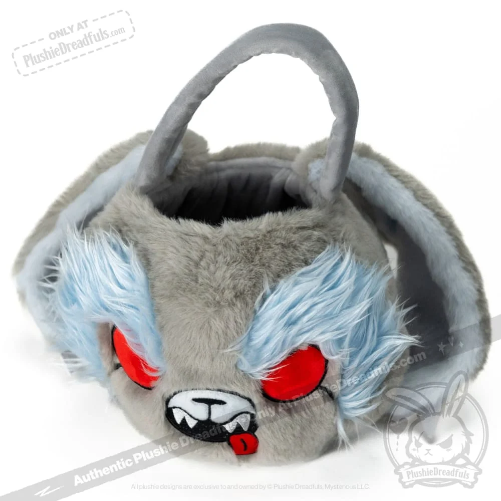 Plushie Dreadfuls -  "Werebun" the Werewolf Bunny - Head Bag - Image 10