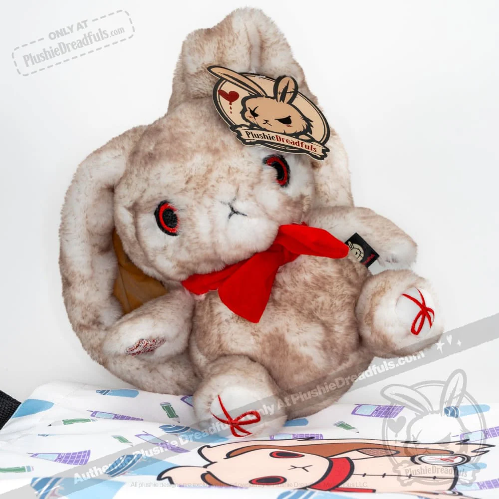 Plushie Dreadfuls - Workaholic Rabbit - Plush Stuffed Animal - Image 9