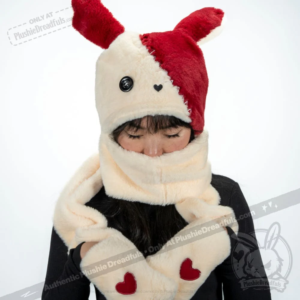 Scoodie Dreadful - Love Rabbit Scarf Hoodie - Image 7