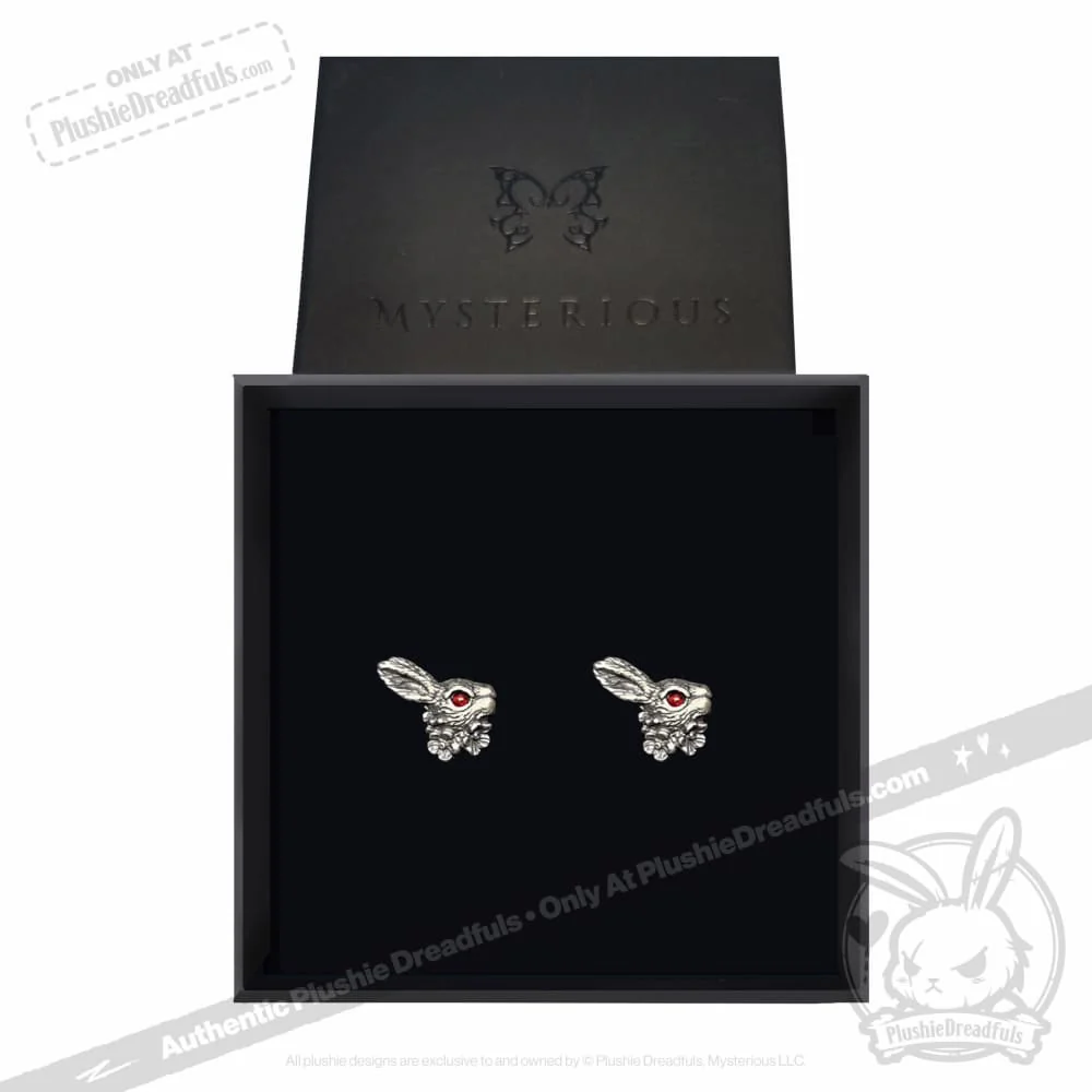 Silver Rabbit Earrings - Image 4