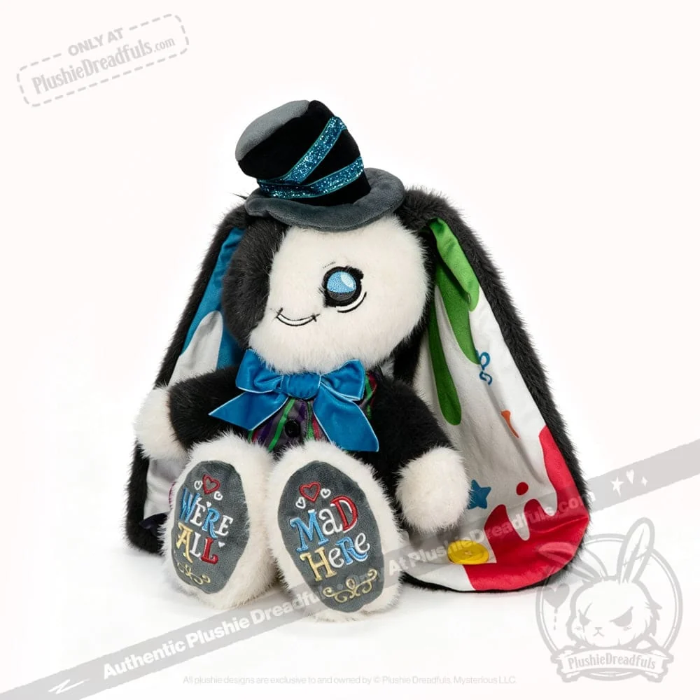 Victorian McGee's ADHD Acceptance Mad Hatter Hare Plush Stuffed Animal - Image 18