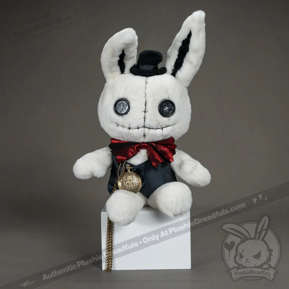Victorian McGee's White Rabbit - Plush Stuffed Animal - Image 4