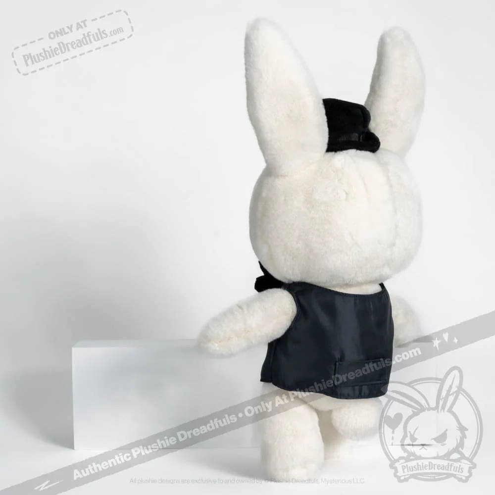 Victorian McGee's White Rabbit - Plush Stuffed Animal - Image 8
