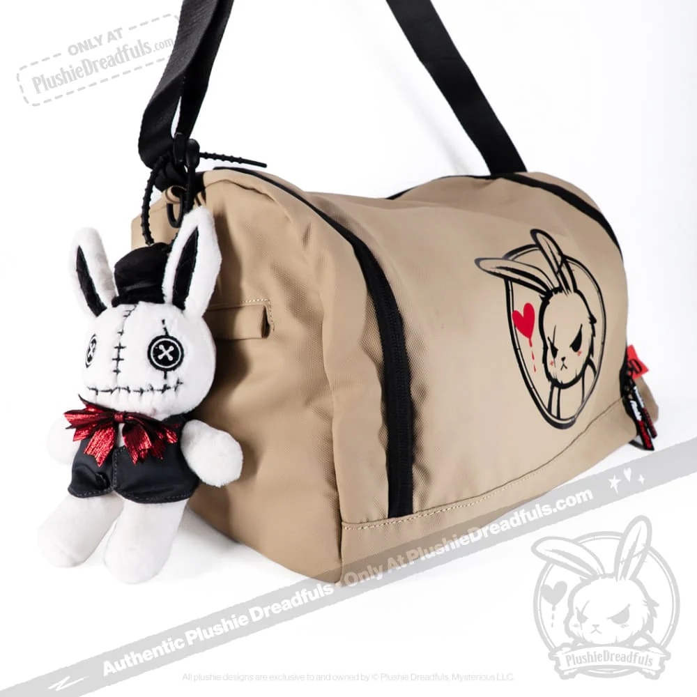 Victorian McGee's White Rabbit Plush Keychain Accessory - Image 12