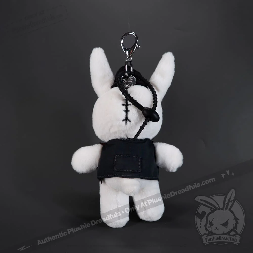 Victorian McGee's White Rabbit Plush Keychain Accessory - Image 17